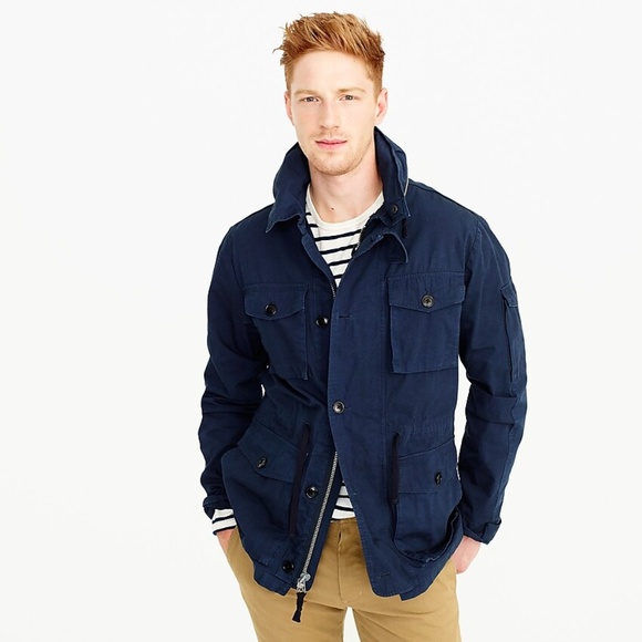 J crew military jacket mens Clearance
